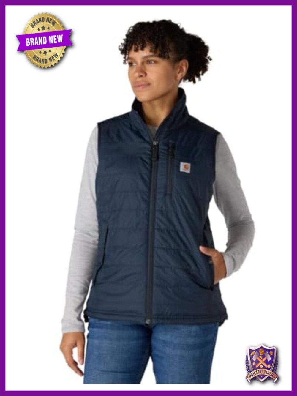 Quilted Nylon Cordura Vest Insulated Work Utility Outerwear